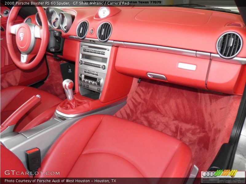 GT Silver Metallic / Carrera Red 2008 Porsche Boxster RS 60 Spyder