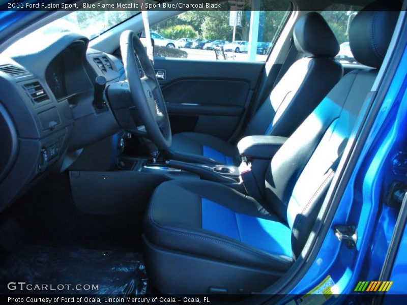  2011 Fusion Sport Sport Blue/Charcoal Black Interior