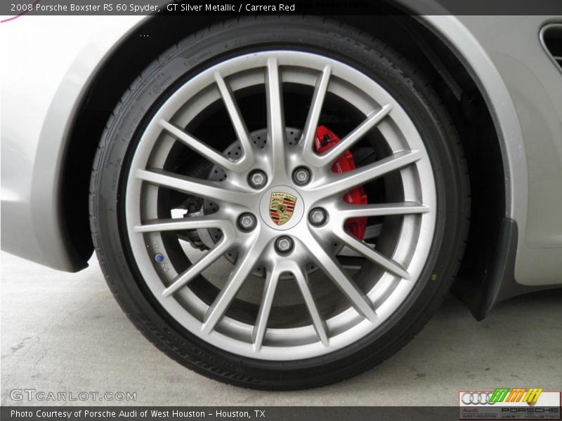 GT Silver Metallic / Carrera Red 2008 Porsche Boxster RS 60 Spyder