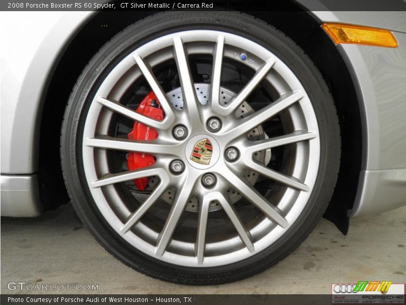 GT Silver Metallic / Carrera Red 2008 Porsche Boxster RS 60 Spyder