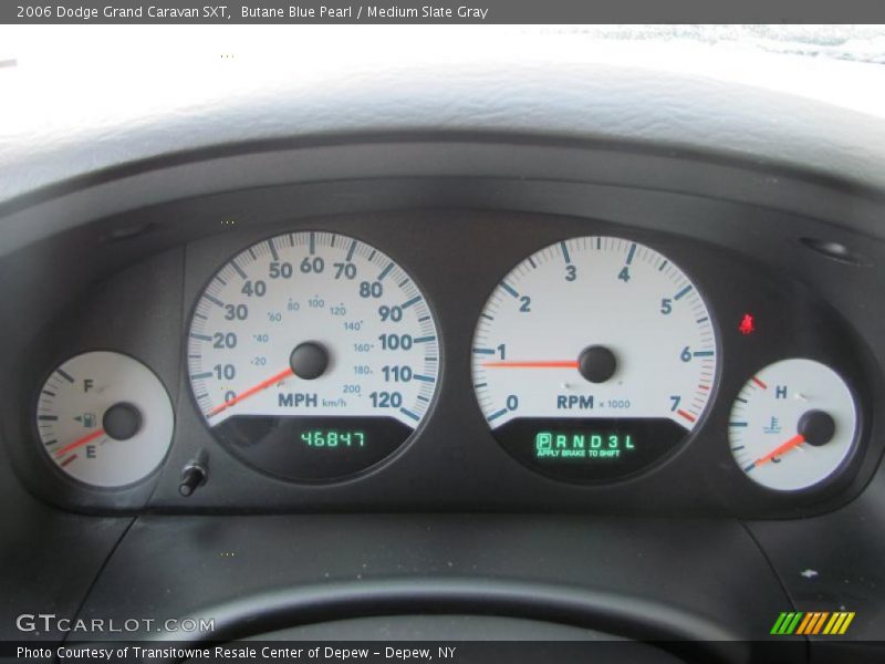 Butane Blue Pearl / Medium Slate Gray 2006 Dodge Grand Caravan SXT