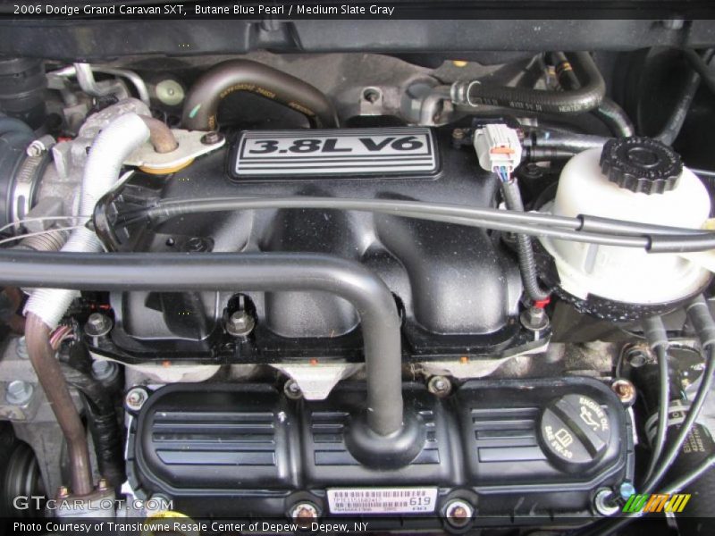Butane Blue Pearl / Medium Slate Gray 2006 Dodge Grand Caravan SXT