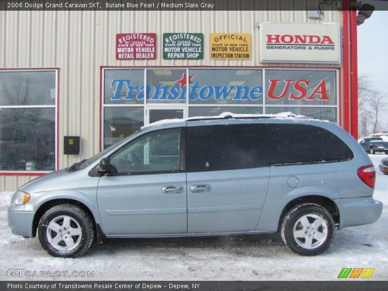 Butane Blue Pearl / Medium Slate Gray 2006 Dodge Grand Caravan SXT