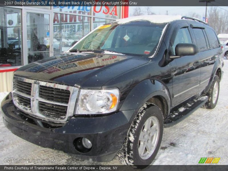 Brilliant Black / Dark Slate Gray/Light Slate Gray 2007 Dodge Durango SLT 4x4
