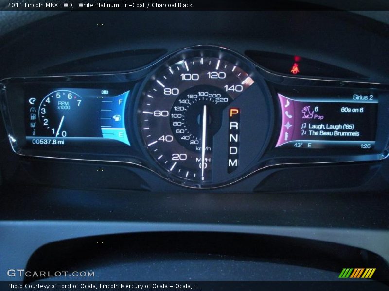  2011 MKX FWD FWD Gauges