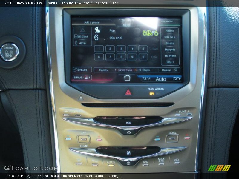 Controls of 2011 MKX FWD