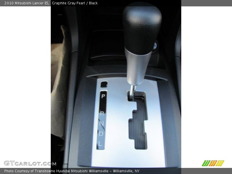 Graphite Gray Pearl / Black 2010 Mitsubishi Lancer ES