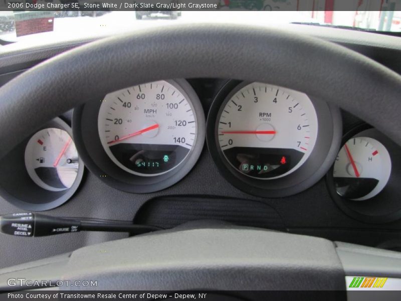 Stone White / Dark Slate Gray/Light Graystone 2006 Dodge Charger SE