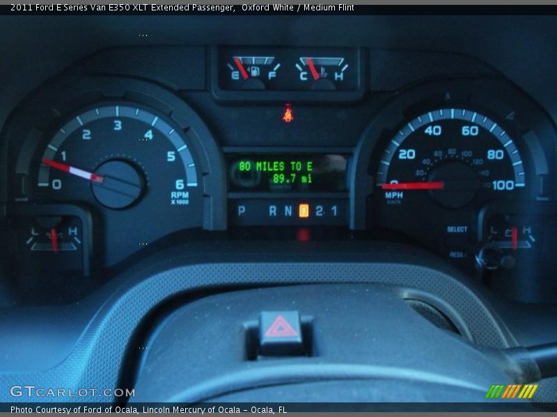  2011 E Series Van E350 XLT Extended Passenger E350 XLT Extended Passenger Gauges
