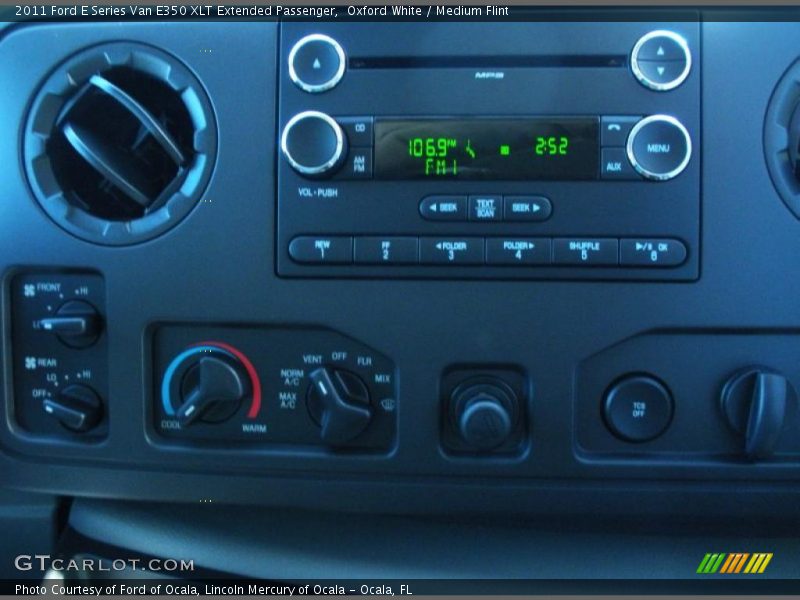 Controls of 2011 E Series Van E350 XLT Extended Passenger
