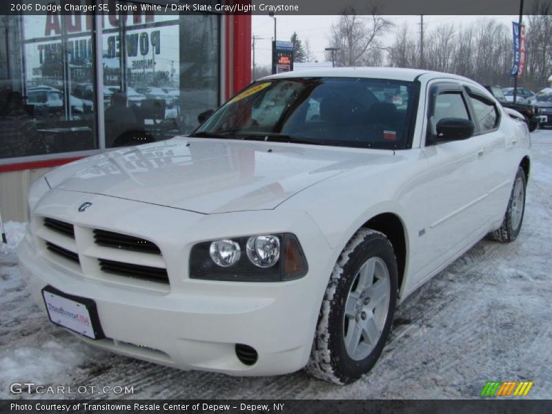Stone White / Dark Slate Gray/Light Graystone 2006 Dodge Charger SE