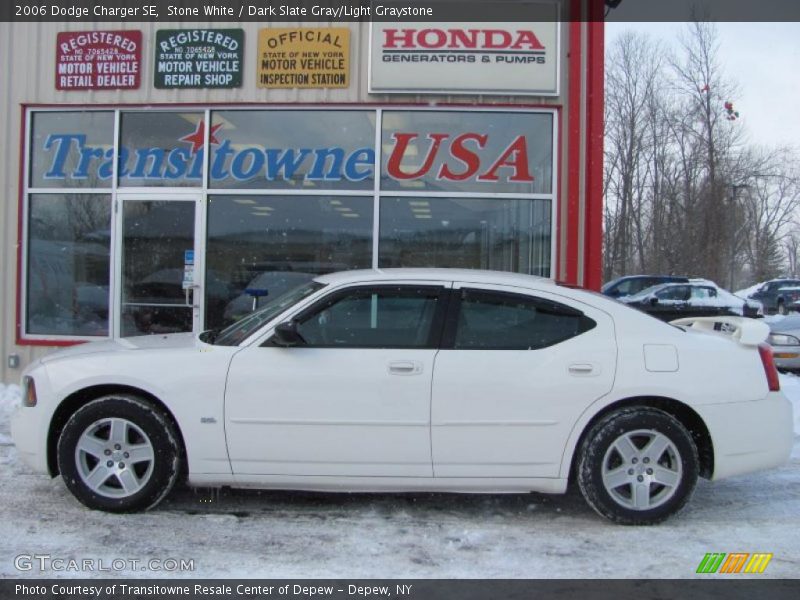 Stone White / Dark Slate Gray/Light Graystone 2006 Dodge Charger SE