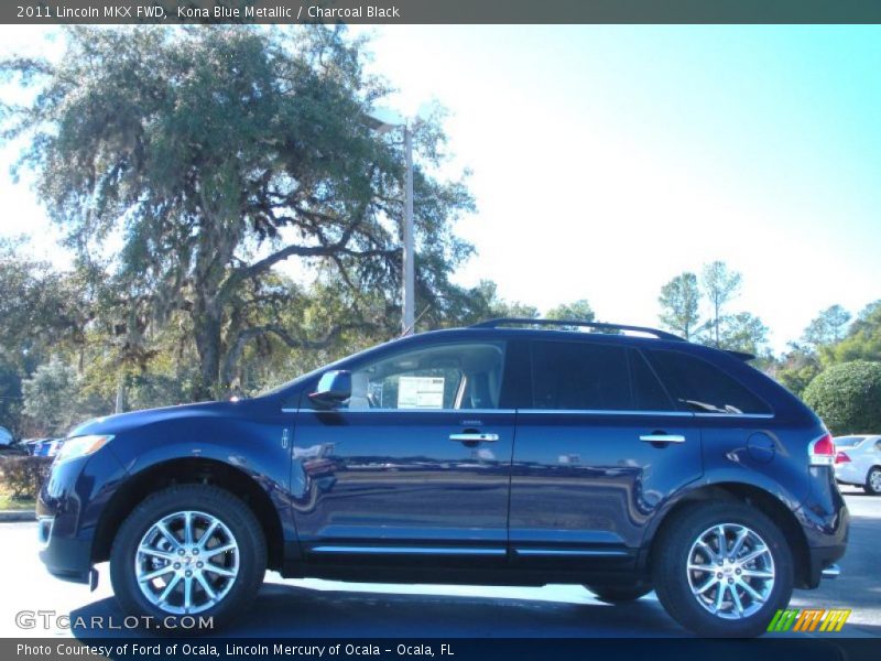 Kona Blue Metallic / Charcoal Black 2011 Lincoln MKX FWD