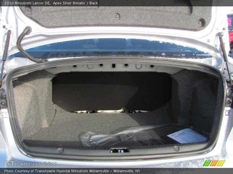 Apex Silver Metallic / Black 2010 Mitsubishi Lancer DE