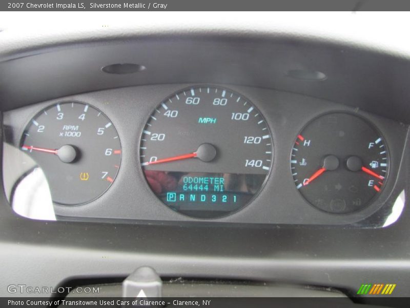 Silverstone Metallic / Gray 2007 Chevrolet Impala LS