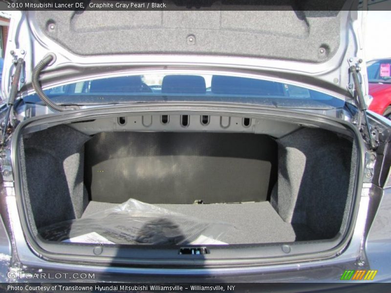 Graphite Gray Pearl / Black 2010 Mitsubishi Lancer DE
