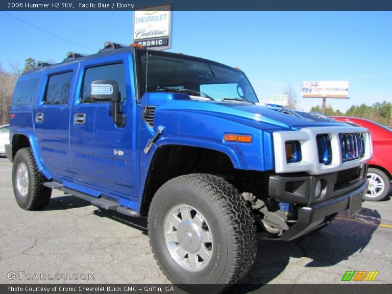 Pacific Blue / Ebony 2006 Hummer H2 SUV