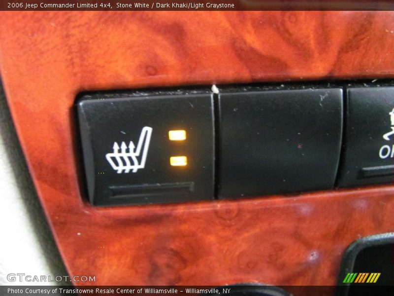 Stone White / Dark Khaki/Light Graystone 2006 Jeep Commander Limited 4x4