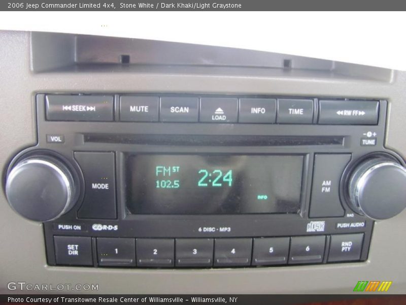 Stone White / Dark Khaki/Light Graystone 2006 Jeep Commander Limited 4x4