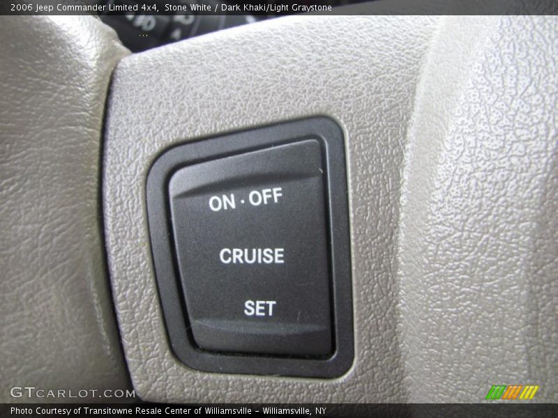 Stone White / Dark Khaki/Light Graystone 2006 Jeep Commander Limited 4x4