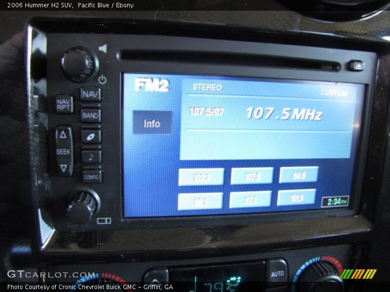 Pacific Blue / Ebony 2006 Hummer H2 SUV