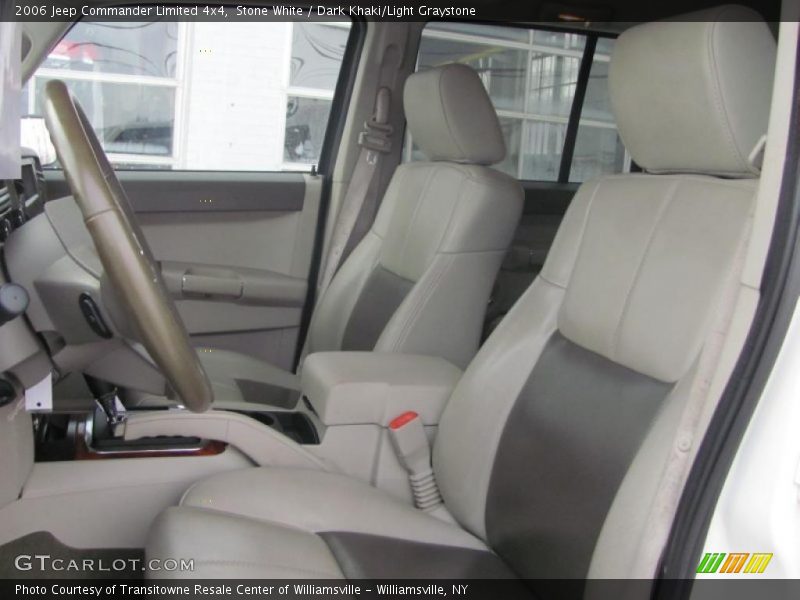Stone White / Dark Khaki/Light Graystone 2006 Jeep Commander Limited 4x4