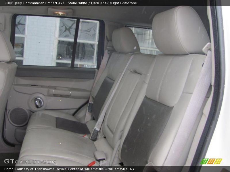 Stone White / Dark Khaki/Light Graystone 2006 Jeep Commander Limited 4x4