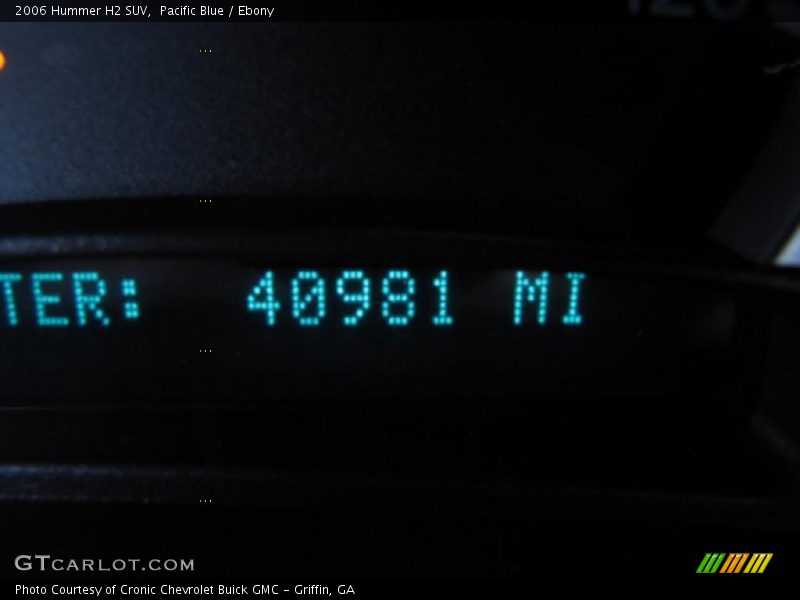 Pacific Blue / Ebony 2006 Hummer H2 SUV