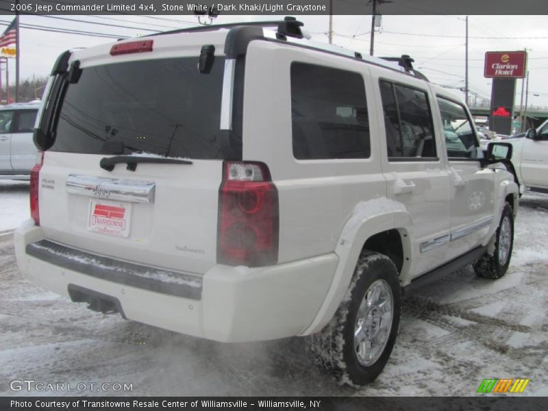 Stone White / Dark Khaki/Light Graystone 2006 Jeep Commander Limited 4x4