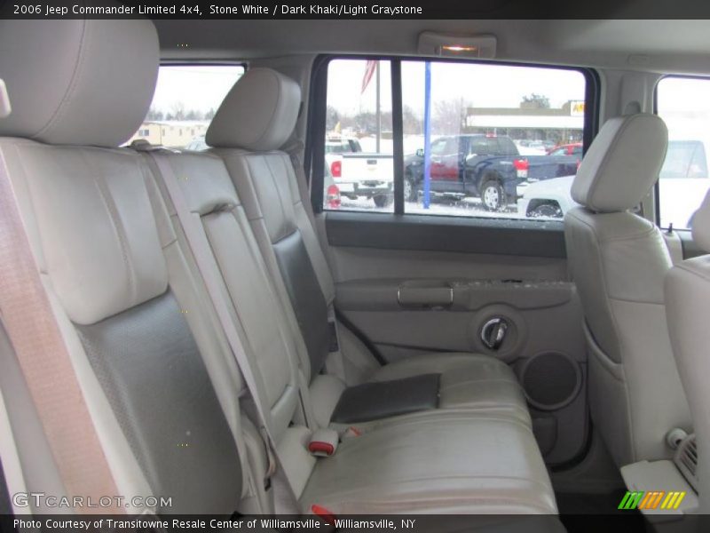 Stone White / Dark Khaki/Light Graystone 2006 Jeep Commander Limited 4x4