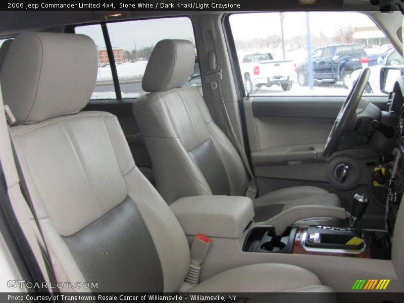 Stone White / Dark Khaki/Light Graystone 2006 Jeep Commander Limited 4x4