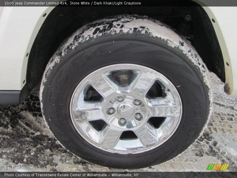 Stone White / Dark Khaki/Light Graystone 2006 Jeep Commander Limited 4x4