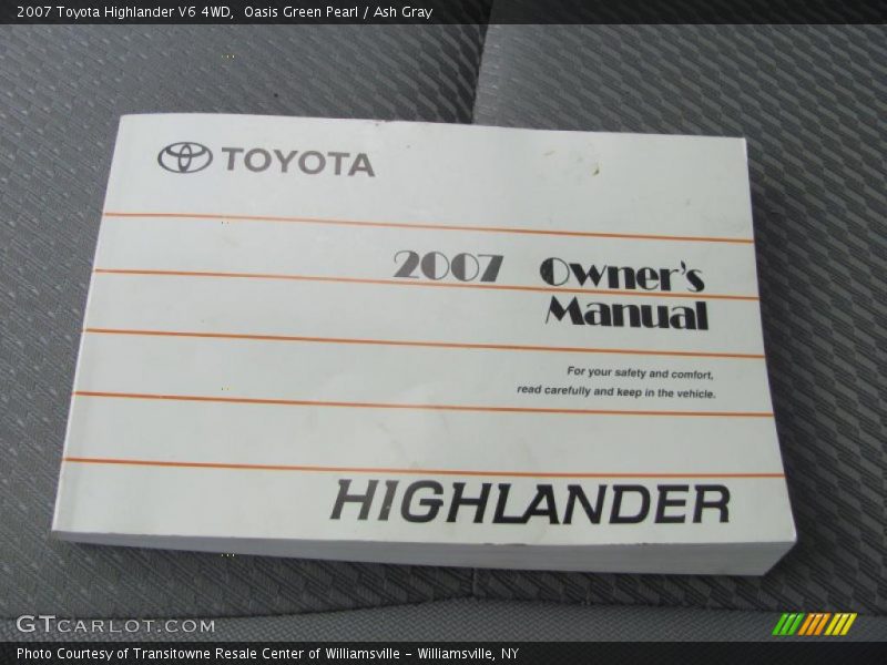 Oasis Green Pearl / Ash Gray 2007 Toyota Highlander V6 4WD