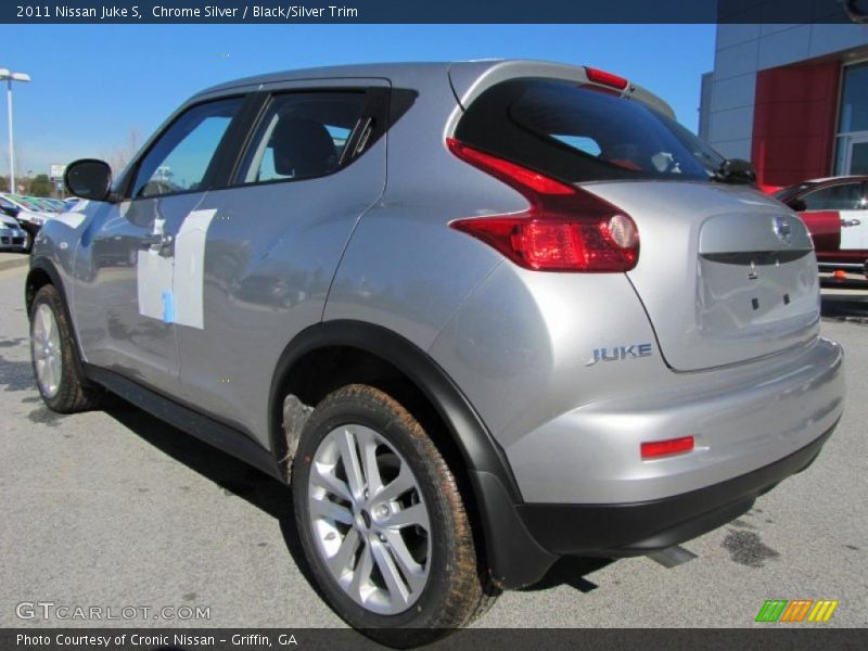 Chrome Silver / Black/Silver Trim 2011 Nissan Juke S