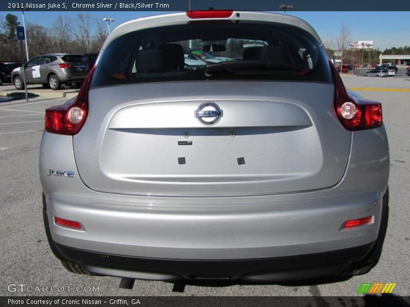 Chrome Silver / Black/Silver Trim 2011 Nissan Juke S