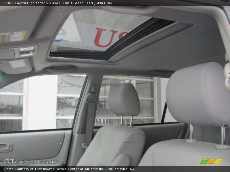 Oasis Green Pearl / Ash Gray 2007 Toyota Highlander V6 4WD