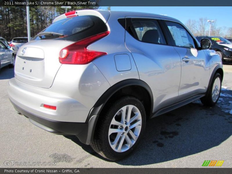 Chrome Silver / Black/Silver Trim 2011 Nissan Juke S