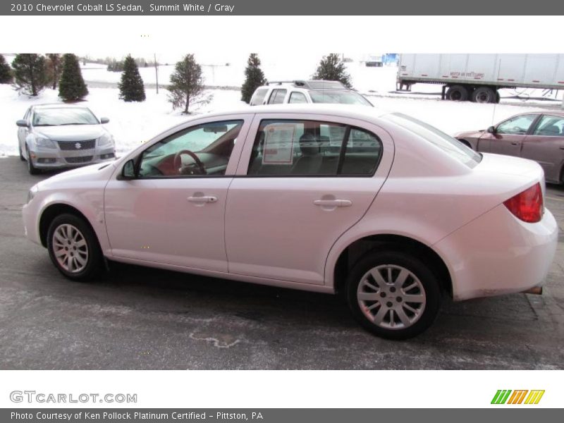 Summit White / Gray 2010 Chevrolet Cobalt LS Sedan