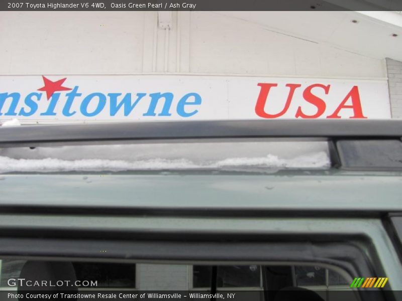 Oasis Green Pearl / Ash Gray 2007 Toyota Highlander V6 4WD