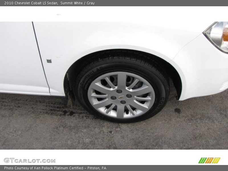 Summit White / Gray 2010 Chevrolet Cobalt LS Sedan