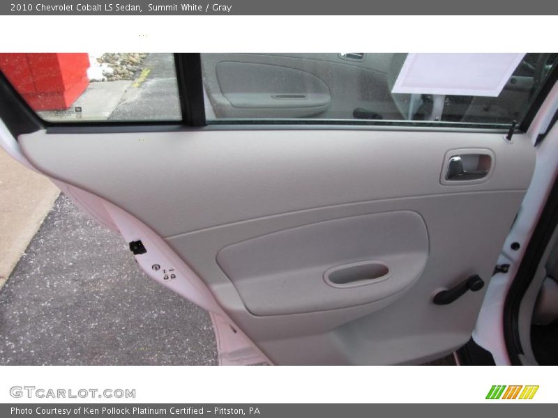 Summit White / Gray 2010 Chevrolet Cobalt LS Sedan