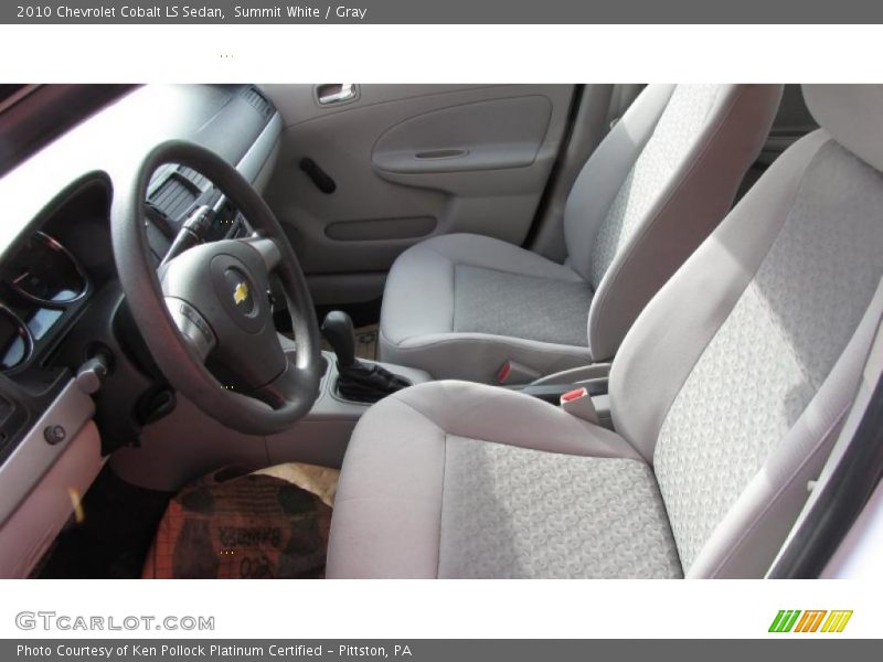 Summit White / Gray 2010 Chevrolet Cobalt LS Sedan