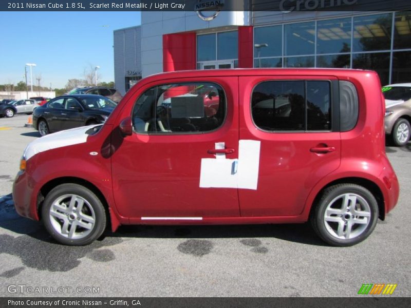 Scarlet Red Metallic / Light Gray 2011 Nissan Cube 1.8 SL