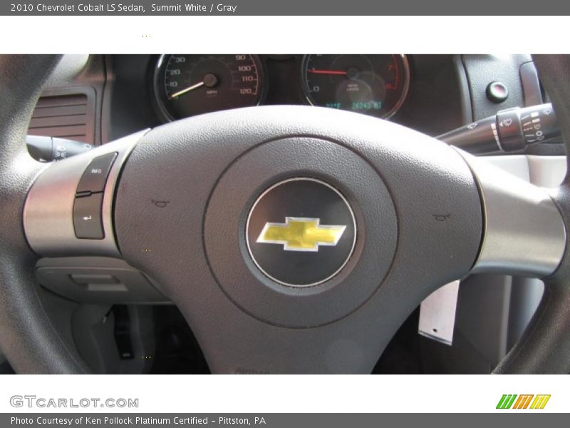 Summit White / Gray 2010 Chevrolet Cobalt LS Sedan