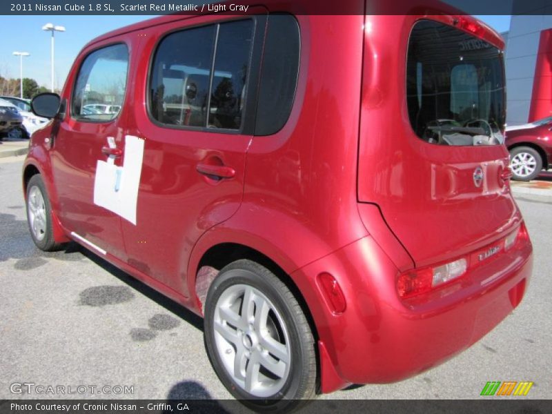 Scarlet Red Metallic / Light Gray 2011 Nissan Cube 1.8 SL