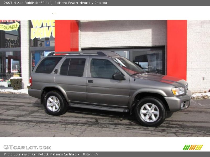 Polished Pewter Metallic / Charcoal 2003 Nissan Pathfinder SE 4x4