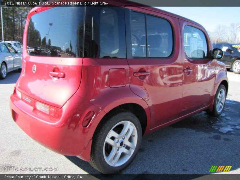 Scarlet Red Metallic / Light Gray 2011 Nissan Cube 1.8 SL