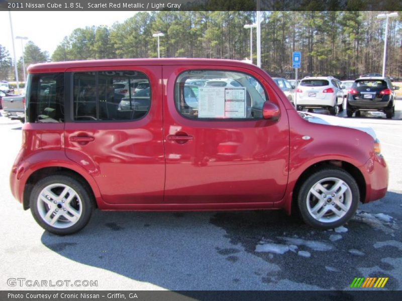 Scarlet Red Metallic / Light Gray 2011 Nissan Cube 1.8 SL