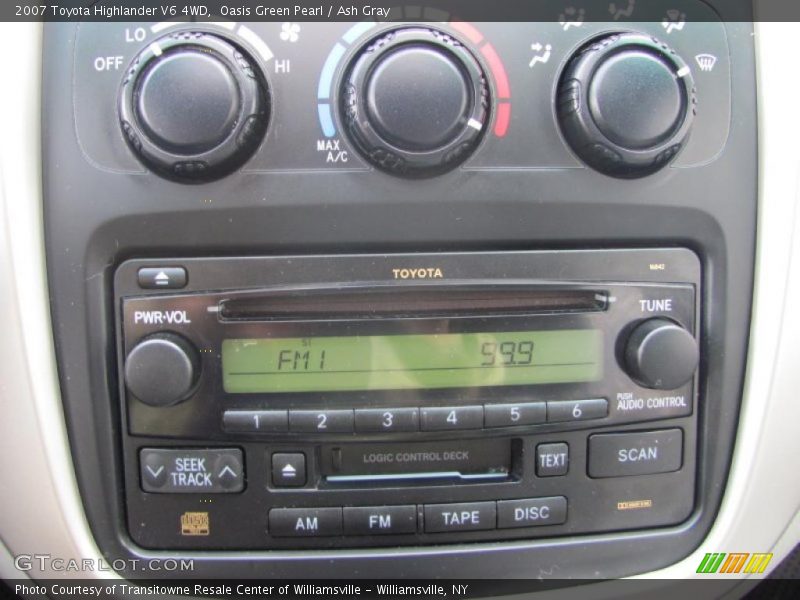 Oasis Green Pearl / Ash Gray 2007 Toyota Highlander V6 4WD