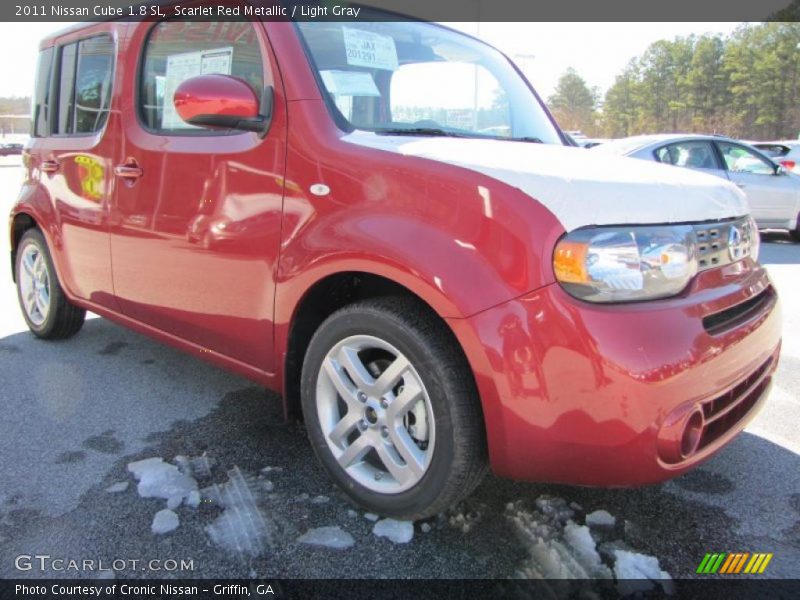 Scarlet Red Metallic / Light Gray 2011 Nissan Cube 1.8 SL
